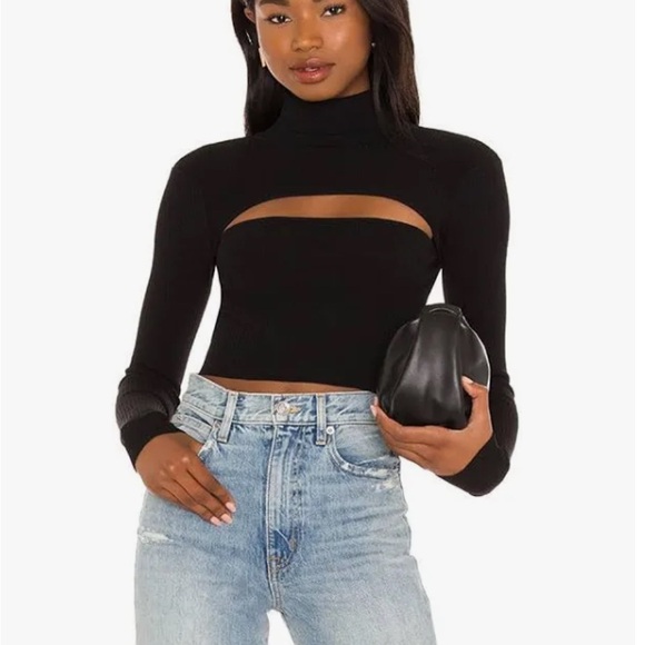 Superdown Tasha cutout sweater size S - Picture 2 of 5